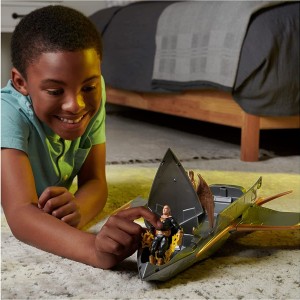 ست فیگور کروزر(سفینه) بلک آدام SPINMASTER به همراه هاوک من