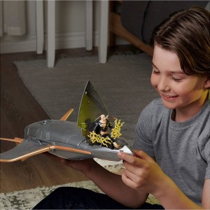ست فیگور کروزر(سفینه) بلک آدام SPINMASTER به همراه هاوک من