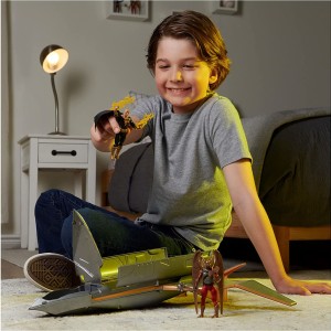 ست فیگور کروزر(سفینه) بلک آدام SPINMASTER به همراه هاوک من