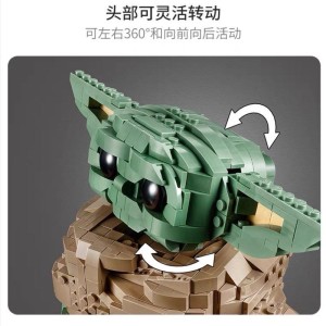لگو بیبی یودا 1073 تکه مدل Space Wars کد 19010