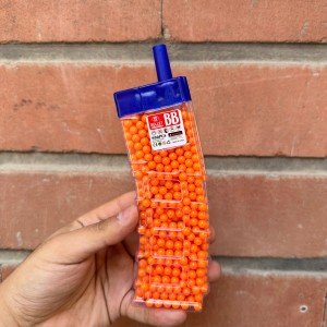تیر اسباب‌بازی تفنگ مدل 6MM طرح خشاب BB BULLET بسته 800 عددی، پلاستیکی