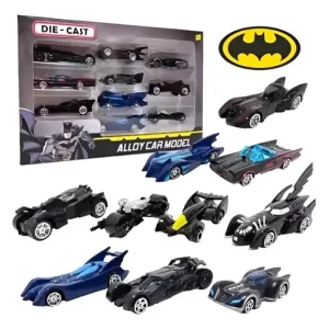 ست 10 عددی ماشینهای فلزی بتمن (Batmobile Diecast Set) - مقیاس 1:64