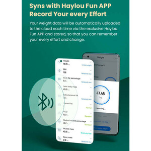 ترازو هوشمند هایلو مدل HAYLOU SMART BODY FAT SCALE CM01