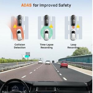 دوربین  خودرو سوِنتی مِی مدل  Dash Cam A510s (دو دوربین)