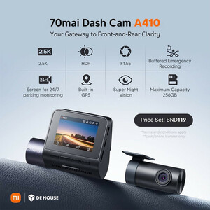 دوربین خودرو شیائومی Xiaomi 70mai A410 Dash Cam Set 