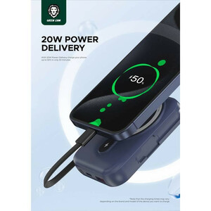 پاوربانک گرین لاین مدل  Monaco Magsafe 20w