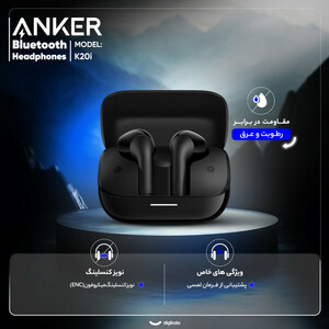 هدفون بلوتوثی انکر مدل Soundcore K20i