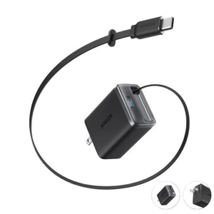 شارژر دیواری 35 وات با کابل متصل تایپ سی انکر مدل Anker A2658