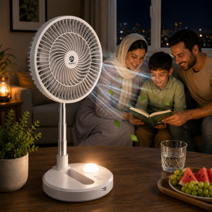 پنکه شارژی ایستاده تاشو Rovio گرین لاین Green Lion Rovio Folding Fan