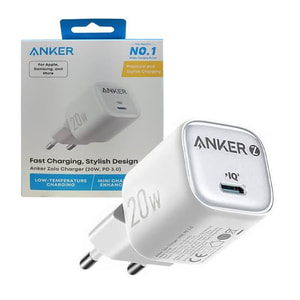شارژر دیواری 20 وات انکر 3 پین مدل A2699