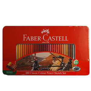 مداد رنگی 100 رنگ فابر کاستل مدل classic