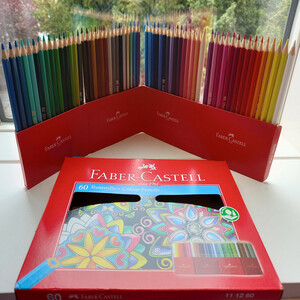 مداد رنگی 60 رنگ فابر کاستل مدل classic