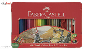 مداد رنگی 48 رنگ فابر-کاستل مدل Sketch