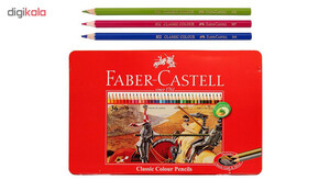مداد رنگی 36 رنگ فابر کاستل مدل classic36m