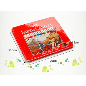 مداد رنگی 24 رنگ فابر-کاستل مدل Classic