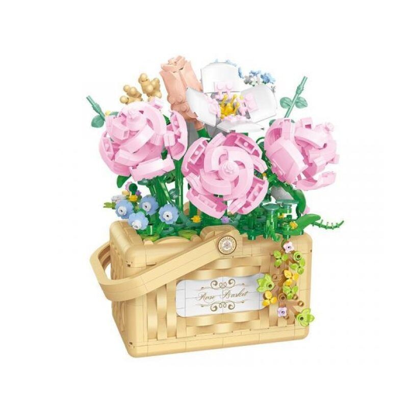 لگو گل و گلدان تزیینی ۱۲۷۷ قطعه ای