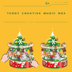 Panlos-881305-Teddy-Bear-Collection-Christmas-Music-Box-4