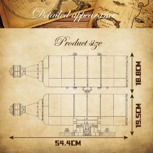 لگو بطری کشتی Queen Anne's Revenge (دزدان دریایی کاراییب)