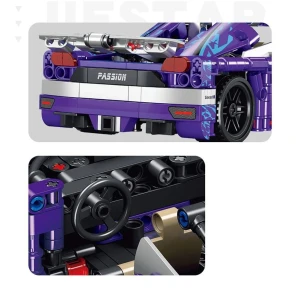 لگو تکنیک HyperCar بنفش