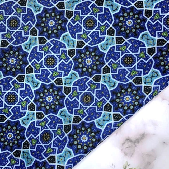 دیبا ممتاز ——— کد ۳۸ سنتی آبی