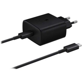 شارژر دیواری سامسونگ 45 وات با کابل Type-C اصل