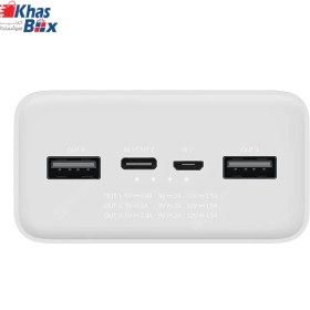 پاوربانک شیائومی مدل Redmi ظرفیت ۳۰ هزار فست شارژ با پورت تایپ سی و میکرو