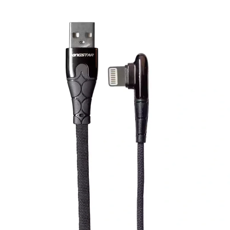 کابل شارژ لایتنینگ کینگ استار مدل K46i طول 1 متر