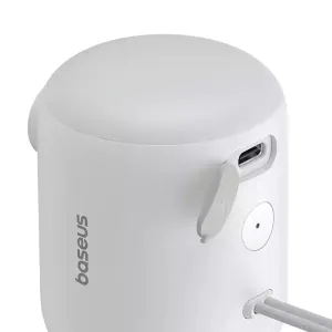 پمپ باد شارژی قابل حمل بیسوس مدل PocketGo Portable Stellar CG017 C11157700221-00 دارای چراغ LED