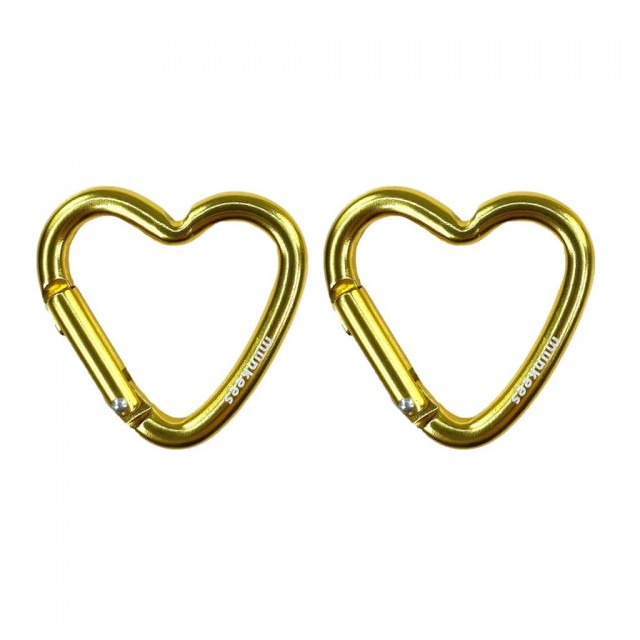 ست 2 عددی کارابین مانکیز مدل Mini Heart Carabiner 2pk