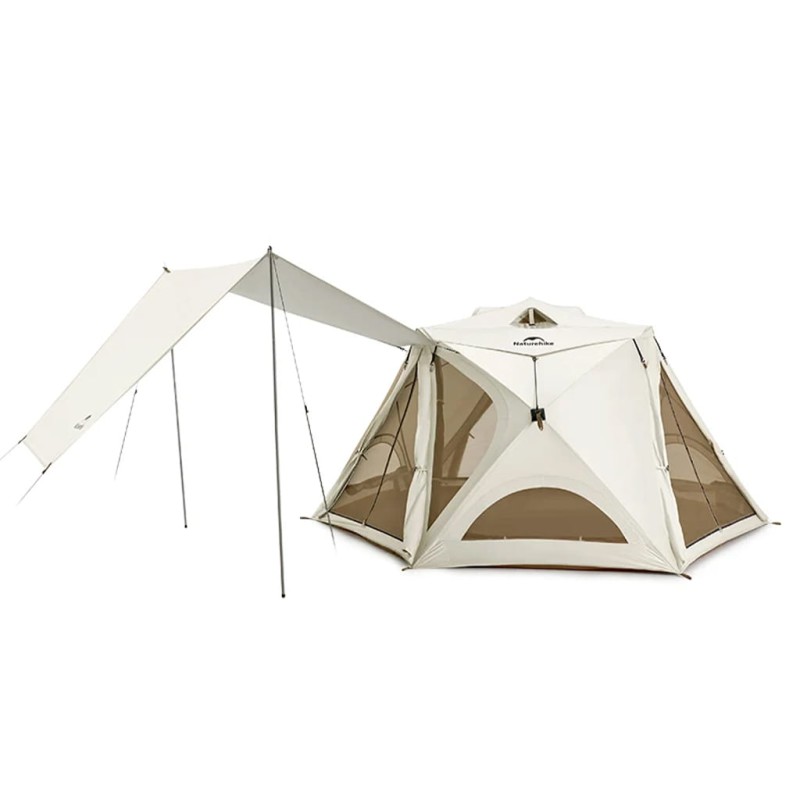 چادر اتوماتیک 3 نفره نیچرهایک مدل Cubby Instant Pop-up Camping Tent کد CNK2650WS020 به همراه کانوپی