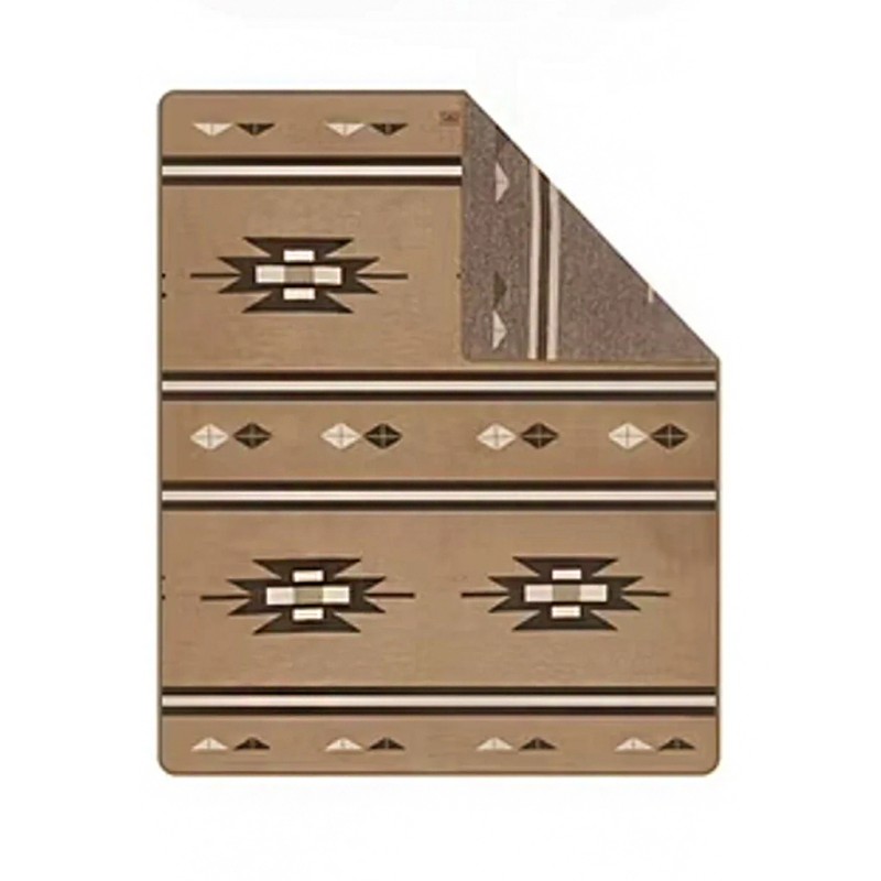 پتو پشمی نیچرهایک مدل Geometric pattern wool blanket کد NH20FS036