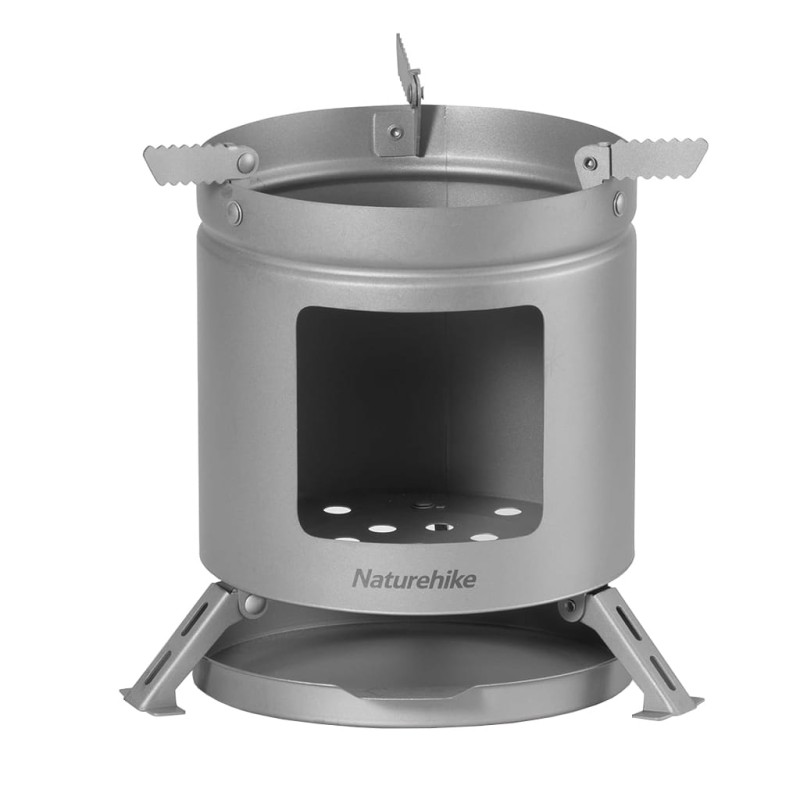 اجاق هیزمی تیتانیومی نیچرهایک مدل Mini Titanium Wood Stove کد NH20RJ005