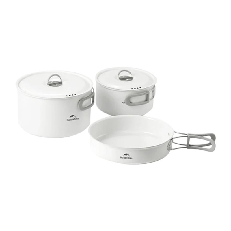 ست ظروف 3 تکه نیچرهایک مدل Ceramic non-stick pot set کد CNK2450CF013