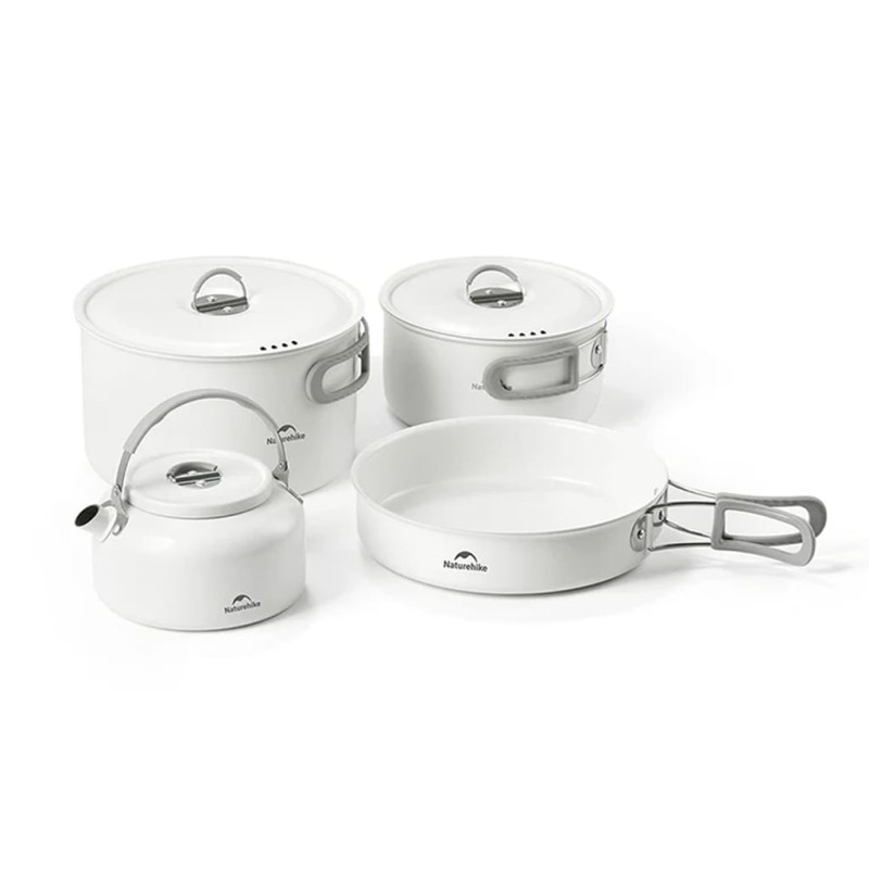 ست ظروف 4 تکه نیچرهایک مدل Ceramic non-stick pot set کد CNK2450CF013