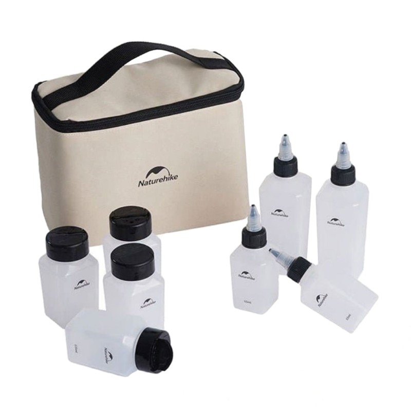 ست جا ادویه 8 تکه نیچرهایک مدل Portable Seasoning Bottle Set کد CNH22CJ043