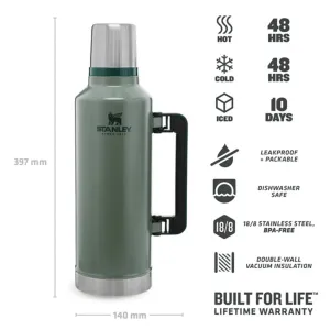 فلاسک استنلی اورجینال مدل Classic Legendary Bottle گنجایش 2.3 لیتر