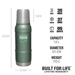 فلاسک استنلی اورجینال مدل Milestones Thermal Bottle گنجایش 1 لیتر – نسخه سالگرد 110 سالگی