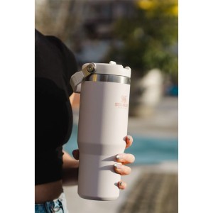 قمقمه استنلی اورجینال مدل Iceflow Flip Straw Tumbler گنجایش 0.89 لیتر