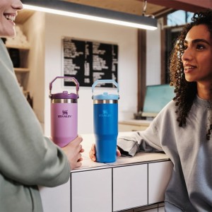 قمقمه استنلی اورجینال مدل Iceflow Flip Straw Tumbler گنجایش 0.89 لیتر