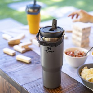 قمقمه استنلی اورجینال مدل Iceflow Flip Straw Tumbler گنجایش 0.89 لیتر