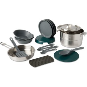 ست قابلمه و ظروف استنلی اورجینال مدل BASE CAMP COOK SET به گنجایش 3.5 لیتر