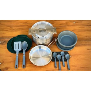 ست قابلمه و ظروف استنلی اورجینال مدل BASE CAMP COOK SET به گنجایش 3.5 لیتر