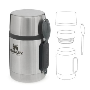 فلاسک غذا استنلی اورجینال مدل Adventure  All-in-One Food Jar گنجایش 0.53 لیتر