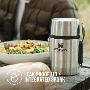فلاسک غذا استنلی اورجینال مدل Adventure Stainless Steel All-in-One Food Jar گنجایش 0.53 لیتر
