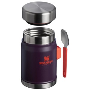 فلاسک غذا استنلی اورجینال مدل Classic Legendary Food Jar + Spork گنجایش 0.4 لیتر