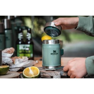 فلاسک غذا استنلی اورجینال مدل Classic Legendary Food Jar + Spork گنجایش 0.4 لیتر