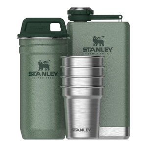 ست شات و قمقمه کتابی استنلی اورجینال مدل Adventure Pre-Party Shot Glass + Flask Set