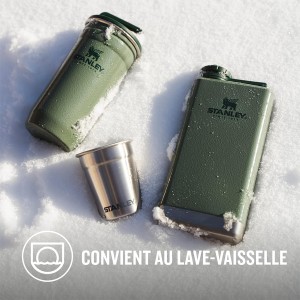 ست شات و قمقمه کتابی استنلی اورجینال مدل Adventure Pre-Party Shot Glass + Flask Set
