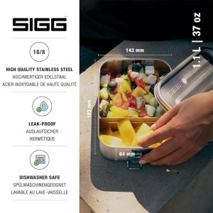 ظرف غذا سیگ مدل GEMSTONE FOOD BOX گنجایش 1.1 لیتر