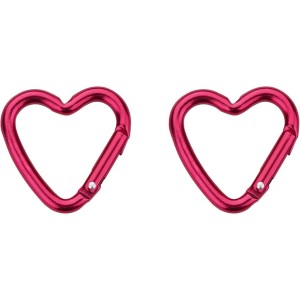 ست 2 عددی کارابین مانکیز مدل Mini Heart Carabiner 2pk